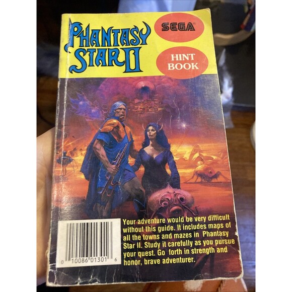 sega Other - Sega Genesis 1990 Phantasy Star II  Hint Book Vintage Game Sold Separately